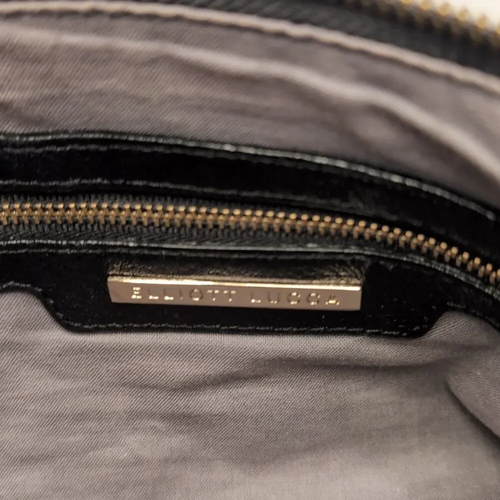 Elliott Lucca Black Leather Shoulder Bag - Picture 9 of 10